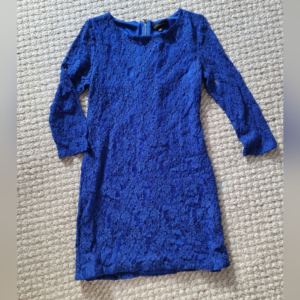 Spense Royal Blue Lace Dress